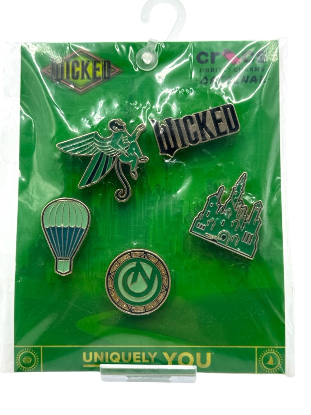 New Crocs x Wicked Jibbitz Shoe Charms (5-Pack) – Limited Edition